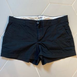 Black chino shorts from Old Navy